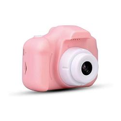 Foto van Homezie kindercamera - roze - 5 ingebouwde spelletjes - 1080p - 3 megapixel - usb oplaadbaar - digitale camera