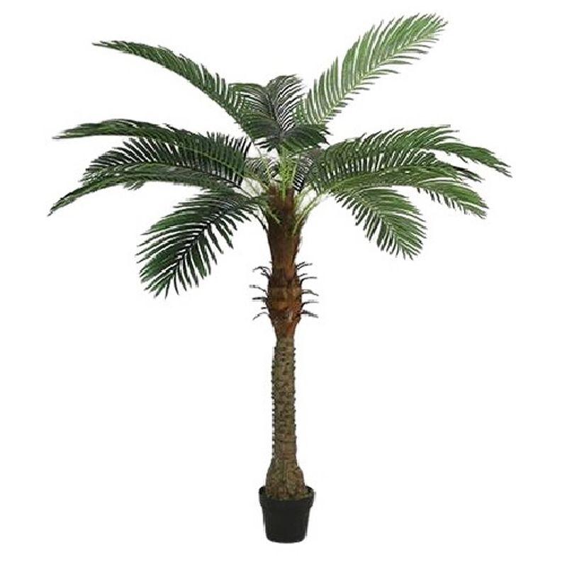 Foto van Tom kunstplant areca s 80 x 150 cm zijde groen/bruin