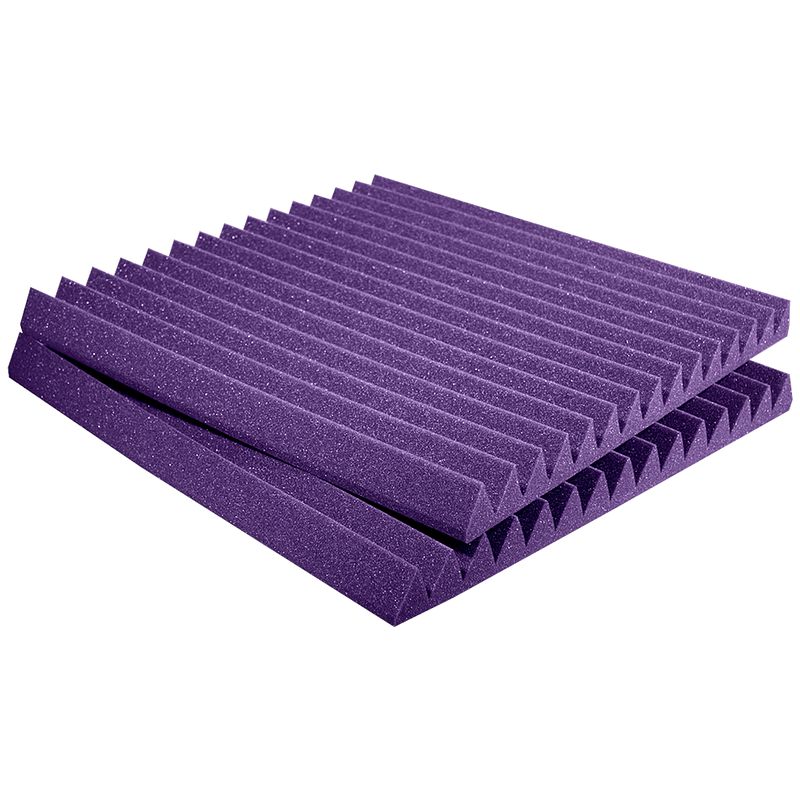 Foto van Auralex studiofoam wedges purple 61x61x5cm absorber paars (12-delig)