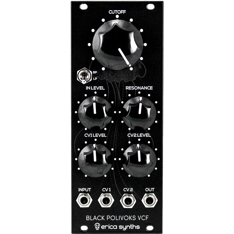 Foto van Erica synths black polivoks vcf v2 eurorack module