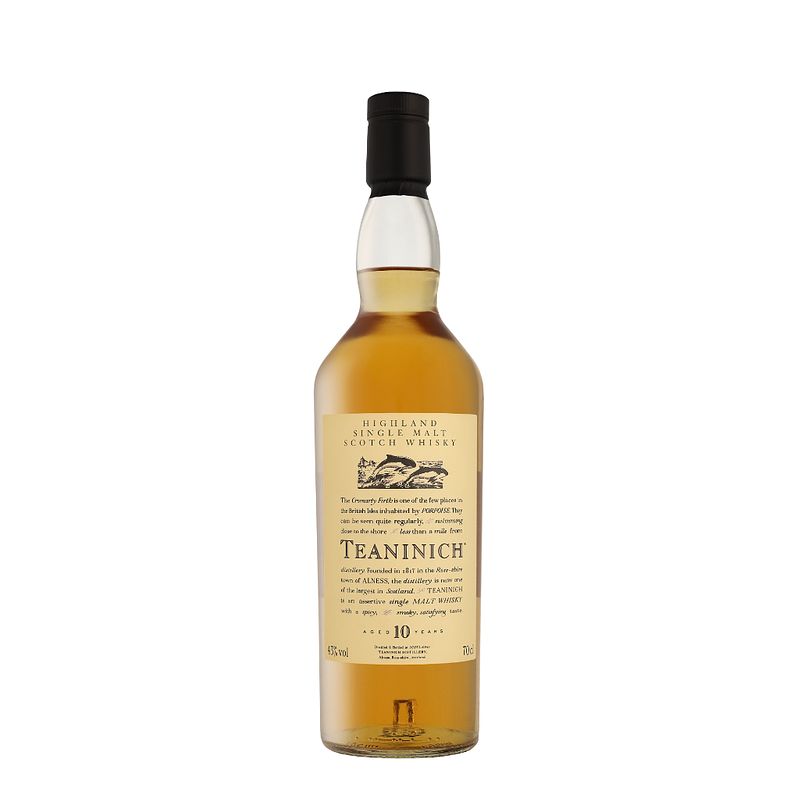 Foto van Teaninich 10 years - flora & fauna 70cl whisky
