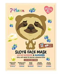 Foto van 7th heaven sloth face mask lotus blossom & blueberry