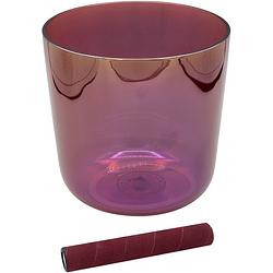 Foto van Sela infinity crystal singing bowl 440 hz b4 purple klankschaal