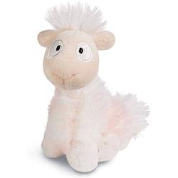 Foto van Nici knuffel lama baby junior polyester 12 cm beige