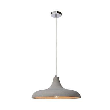 Foto van Lucide hanglamp solo - ø40 cm - beton - leen bakker