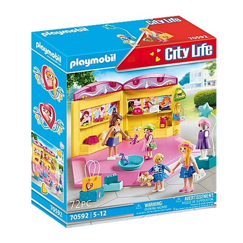 Foto van Playmobil city life - modewinkel kinderen (70592)