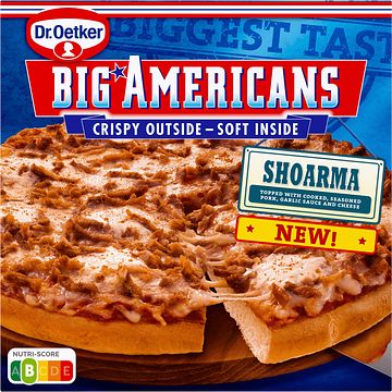 Foto van Dr. oetker big americans pizza shoarma 415g bij jumbo
