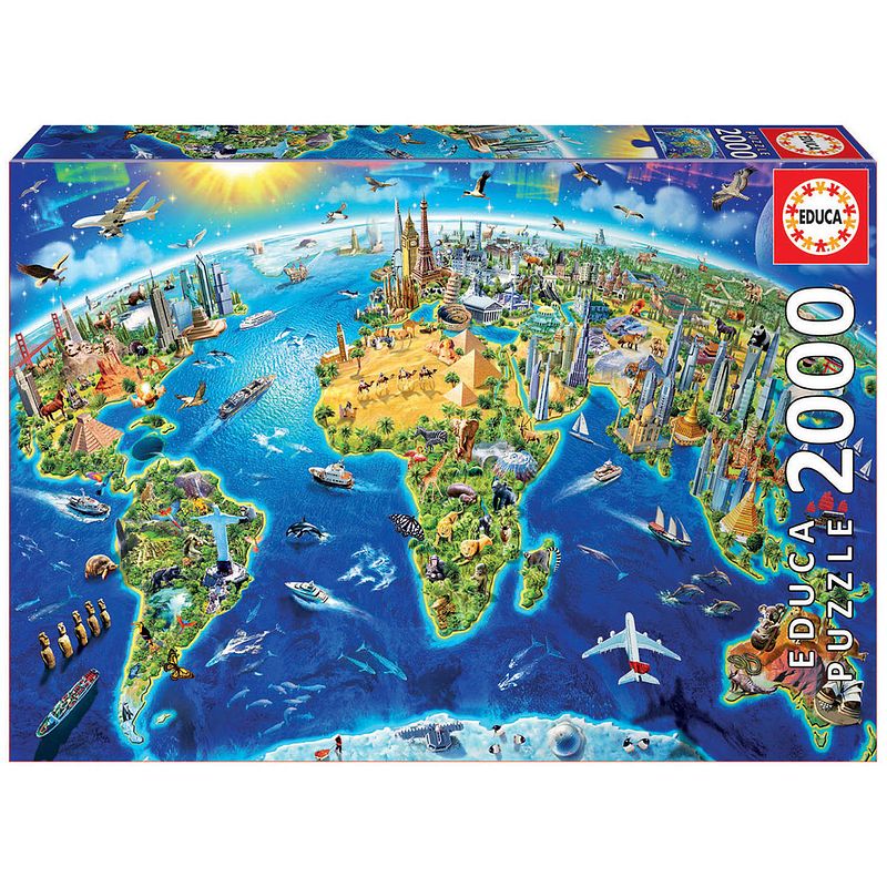 Foto van Educa - world symbols puzzle 2000pcs