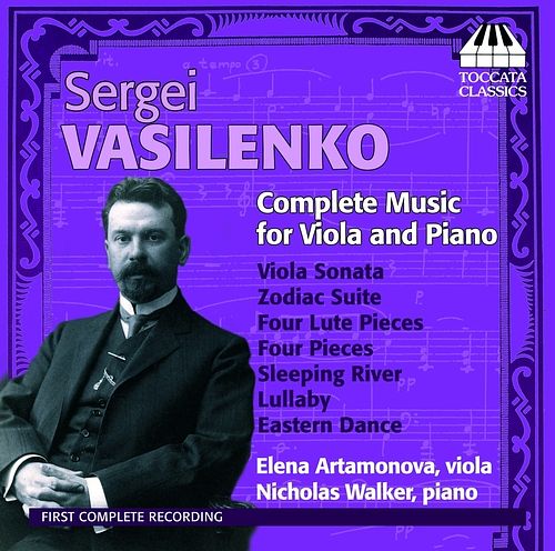 Foto van Sergei vasilenko: complete music for viola and piano - cd (5060113441270)