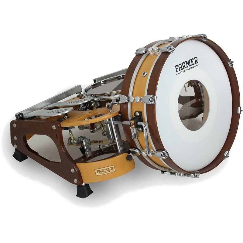 Foto van Farmer foot drums 6 pedal natural blonde v12