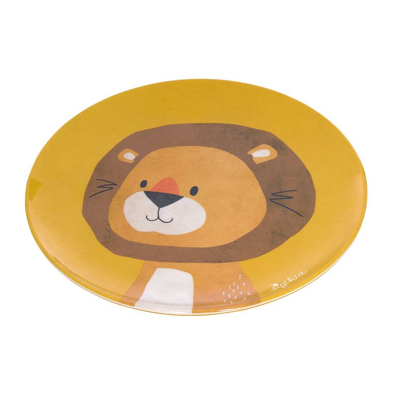 Foto van Sigikid melamine bord leeuw, little forest friends