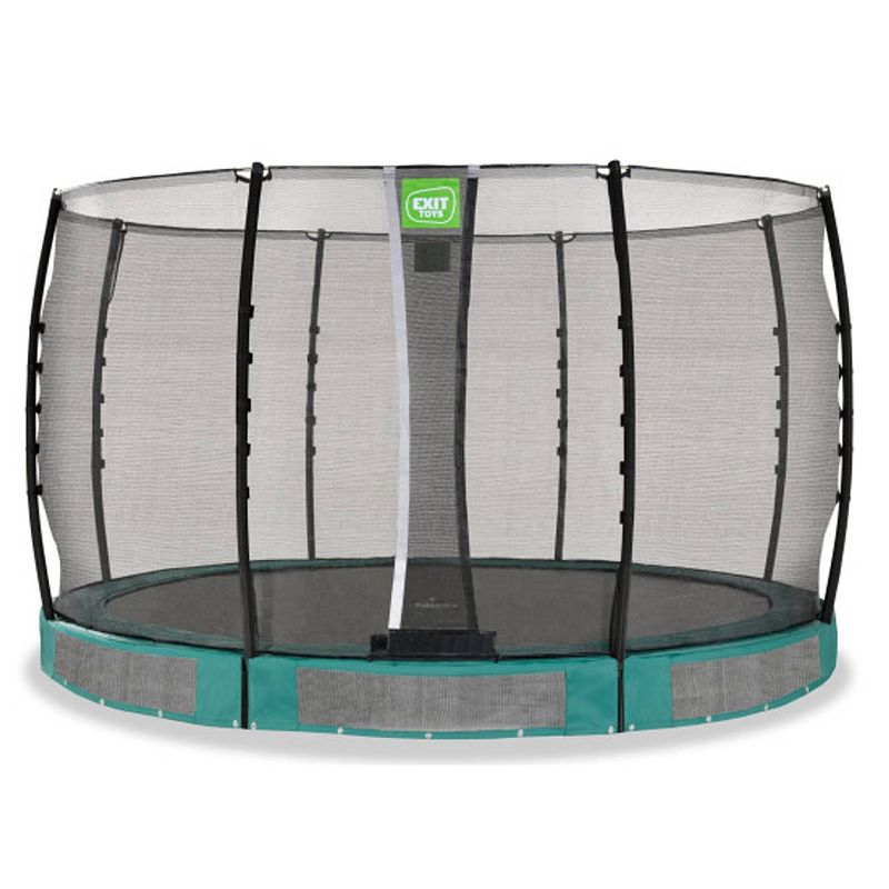 Foto van Exit allure classic inground trampoline ø427cm - groen