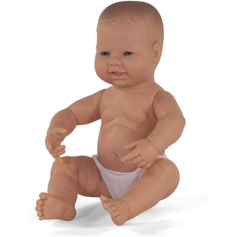 Foto van Miniland babypop jongetje met vanillegeur 40 cm