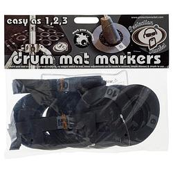 Foto van Protection racket 9022-01 drum mat markers genummerde markers voor drummat