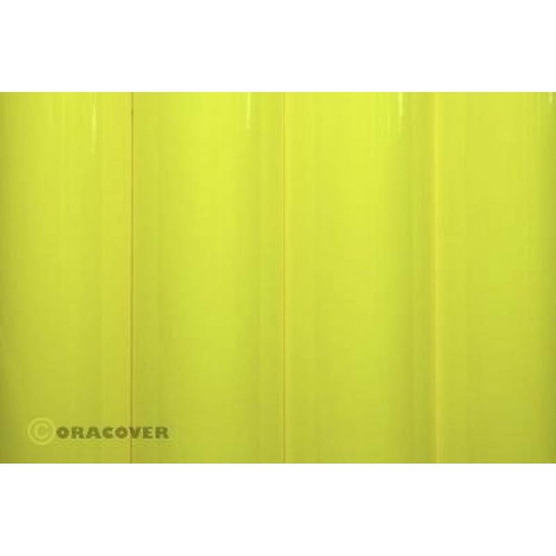 Foto van Oracover 21-031-010 strijkfolie (l x b) 10 m x 60 cm geel (fluorescerend)