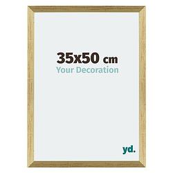 Foto van Fotolijst 35x50cm goud glanzend mdf mura