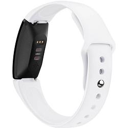 Foto van Smartphoneclip - bandje siliconen wit - voor fitbit inspire (hr,2)