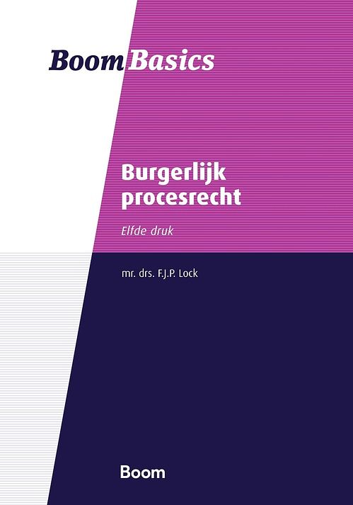 Foto van Burgerlijk procesrecht - f.j.p. lock - ebook