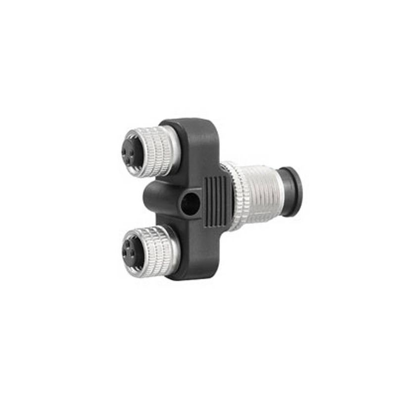 Foto van Weidmüller 1060730000 sensor/actuator verdeler en adapter m12 aantal polen: 4 adapter, y-vorm 1 stuk(s)