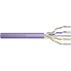 Foto van Digitus dk-1613-vh-1 netwerkkabel cat 6 u/utp 4 x 2 x 0.25 mm² violet 100 m