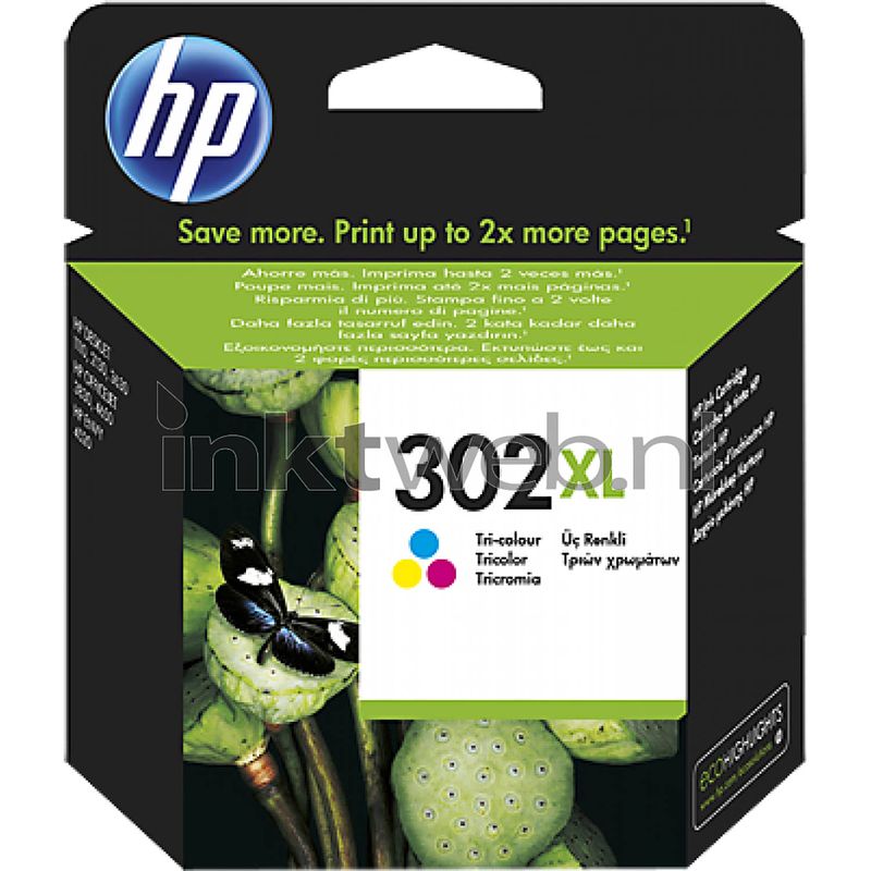 Foto van Hp 302xl kleur cartridge