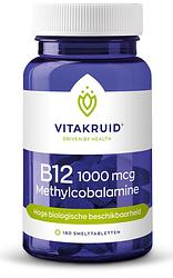 Foto van Vitakruid b12 1000mcg methylcobalamine smelttabletten