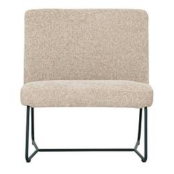 Foto van Must living lounge chair zola,80x78x80 cm, glossy sand