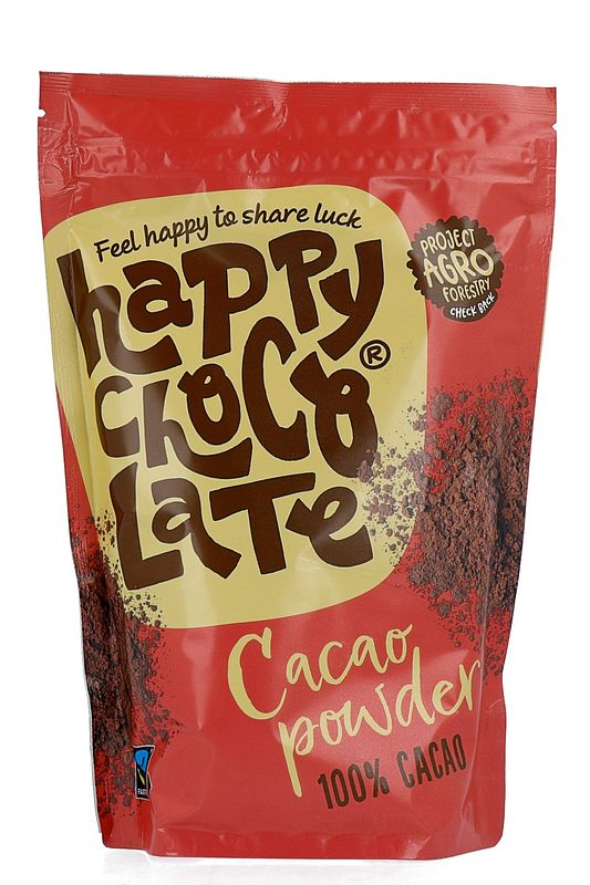 Foto van Happy chocolate cacao poeder