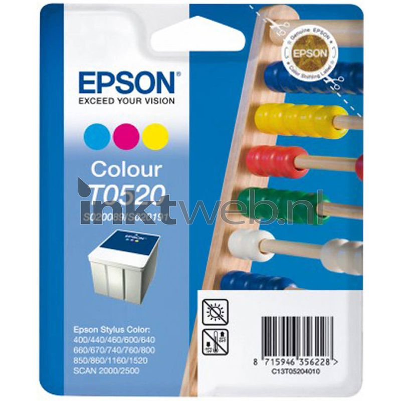 Foto van Epson t0520 kleur cartridge
