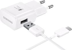 Foto van Samsung adaptive fast charge oplader 15w + usb c kabel 1,2m kunststof