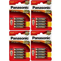 Foto van Panasonic aaa pro power batterijen - 16 stuks
