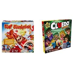 Foto van Spellenbundel - 2 stuks - stef stuntpiloot & cluedo junior