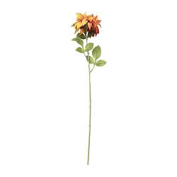 Foto van Kunstbloem dahlia - oranje - 75 cm