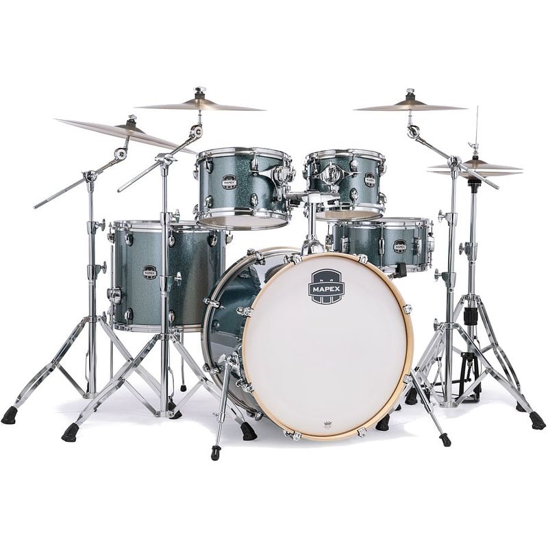 Foto van Mapex mars birch stage twilight sparkle 5d. shellset