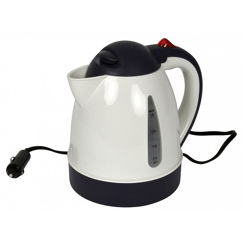 Foto van Carpoint waterkoker 1 liter (24v/250w) wit