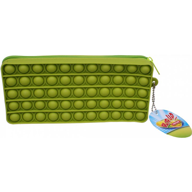 Foto van Plop up! etui fidget junior 20 x 3,5 x 11,5 cm groen