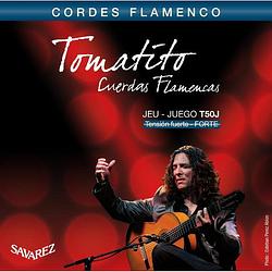 Foto van Savarez tomatito t50j high tension flamenco snarenset