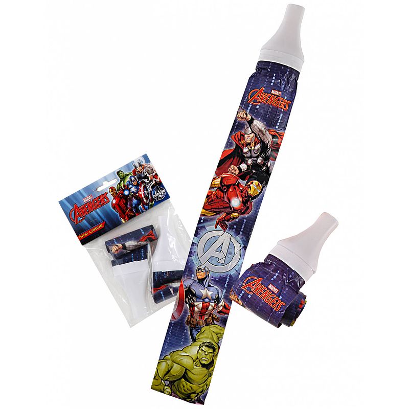 Foto van Marvel roltongen avengers papier blauw 2 stuks