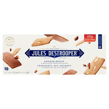 Foto van Jules destrooper amandelbrood & belgische melkchocolade 125g bij jumbo