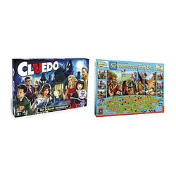 Foto van Spellenbundel - bordspel - 2 stuks - hasbro cluedo & carcassonne big box 3