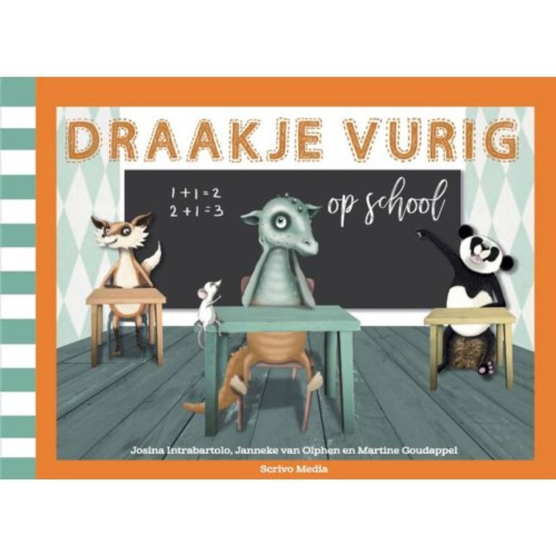 Foto van Draakje vurig op school