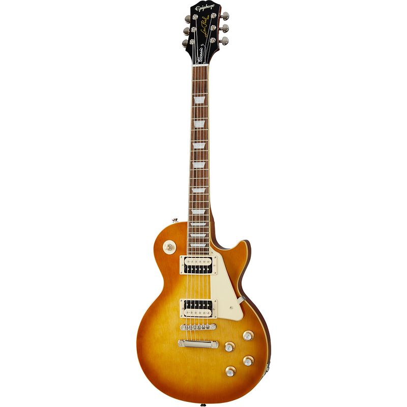 Foto van Epiphone les paul classic honey burst elektrische gitaar