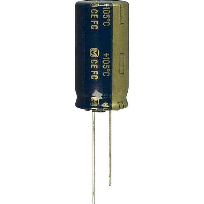 Foto van Panasonic eeu-fc1h122 elektrolytische condensator radiaal bedraad 7.5 mm 1200 µf 50 v 20 % (ø) 16 mm 1 stuk(s)