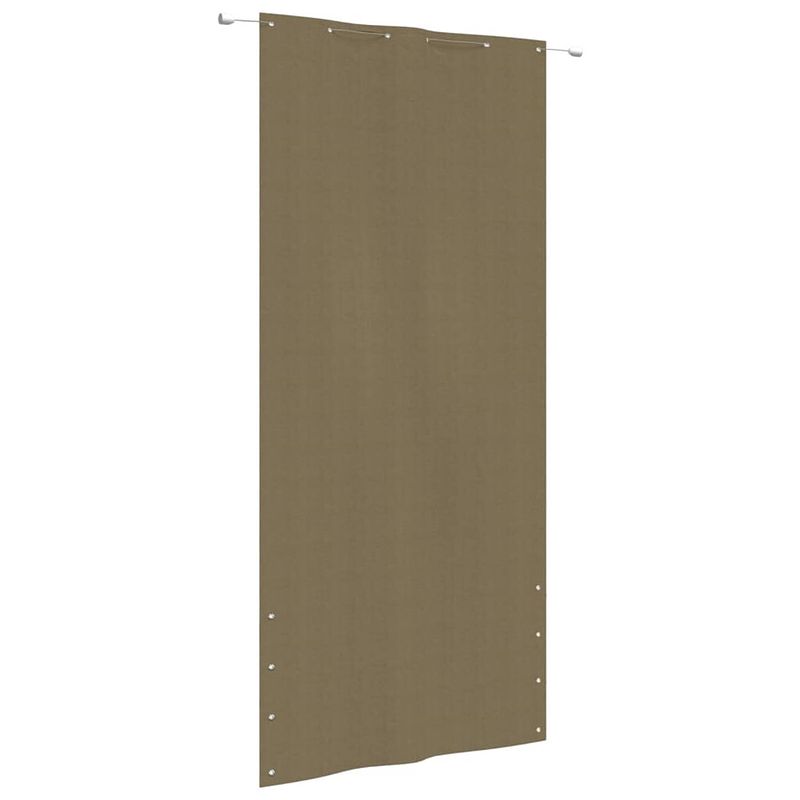 Foto van Vidaxl balkonscherm 120x240 cm oxford stof taupe