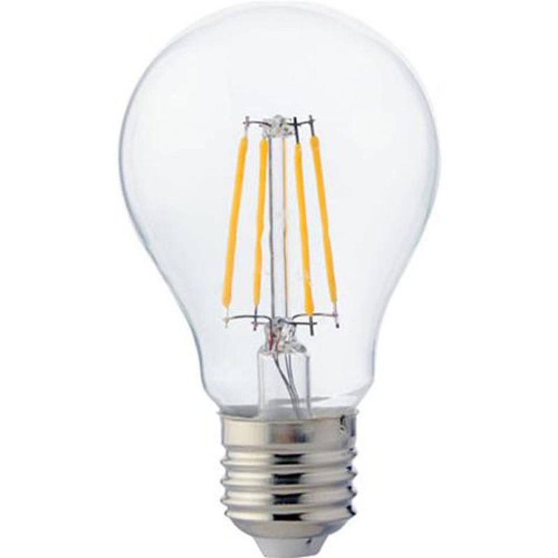 Foto van Led lamp - filament - e27 fitting - 6w - natuurlijk wit 4200k