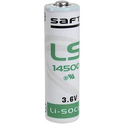 Foto van Saft ls 14500 speciale batterij aa (penlite) lithium 3.6 v 2600 mah 1 stuk(s)