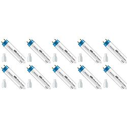 Foto van Philips - led tl buis t8 met starter 10 pack - corepro ledtube em 865 - 120cm - 14.5w - helder/koud wit 6500k vervangt