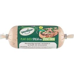 Foto van Verdino plantbased spread with spring onion 125g bij jumbo