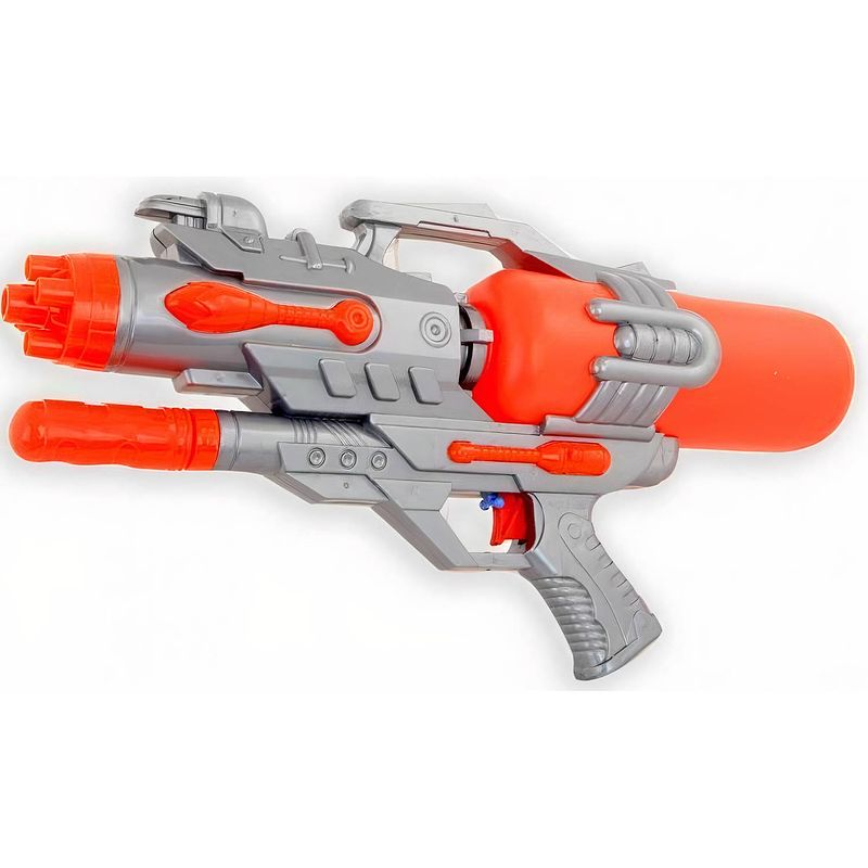 Foto van Jonotoys waterpistool junior 46 cm rood/grijs