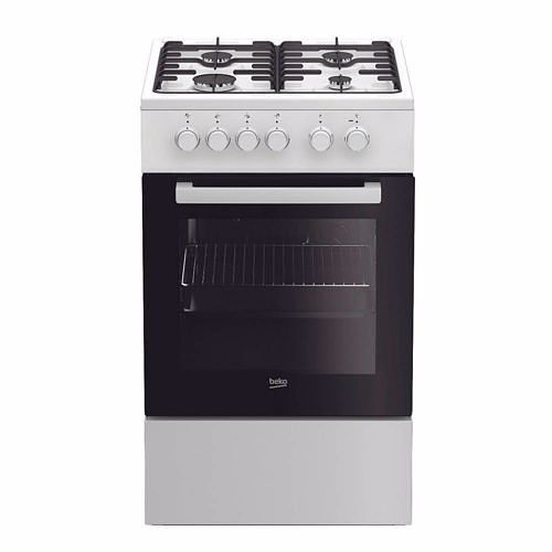 Foto van Beko fss52001dwnl gasfornuis wit